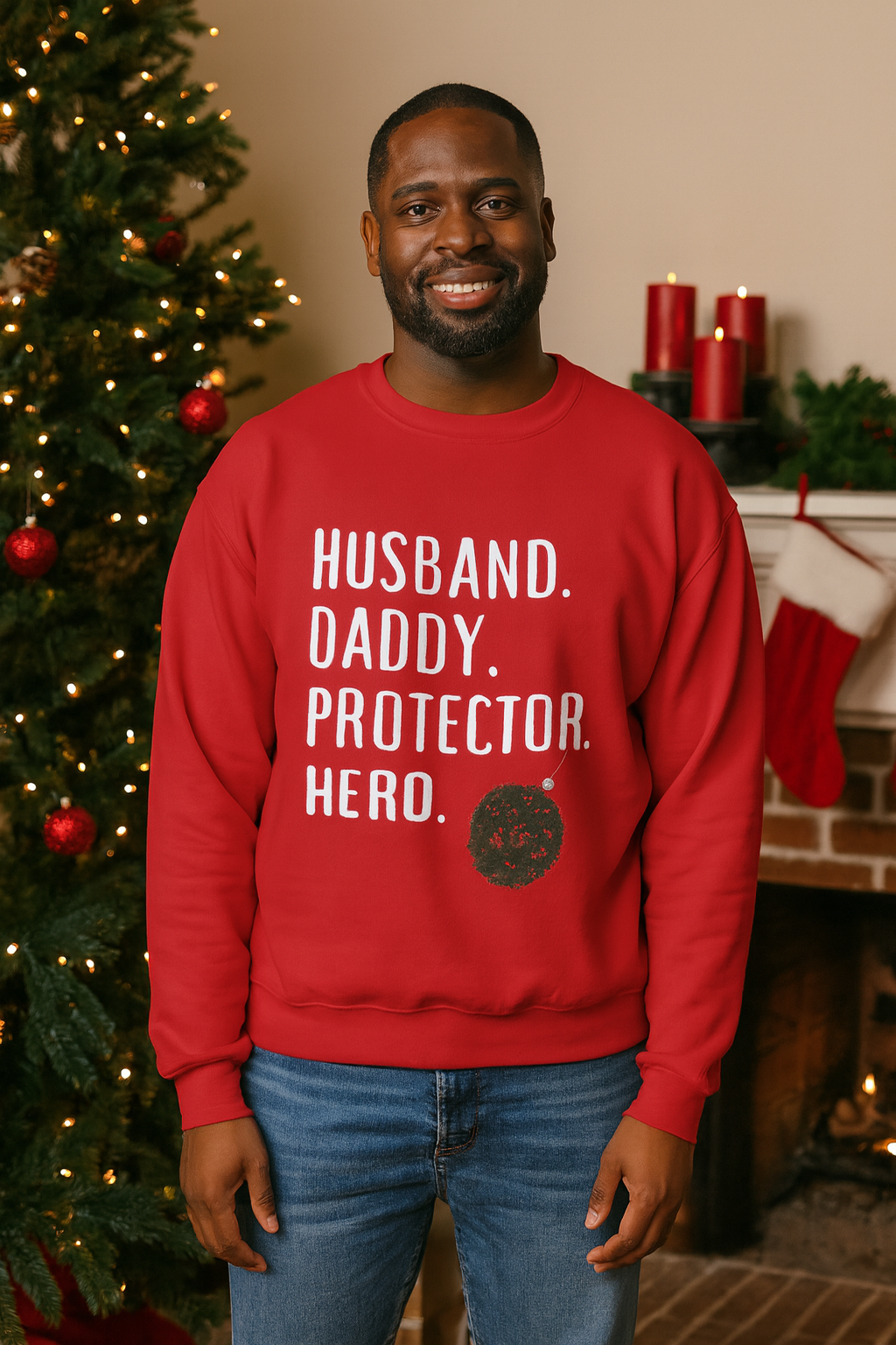 Dad Holiday Sweatshirt – Cozy Christmas Gift for Dad with Love