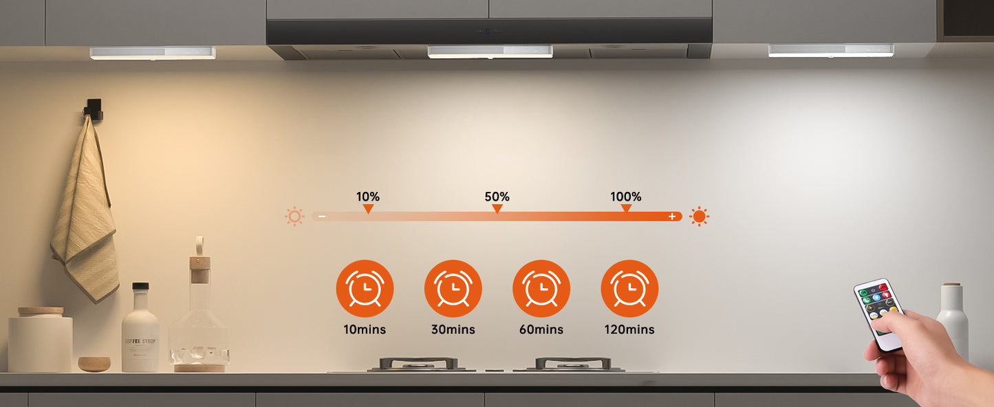 Smart Glow Lights 6 Pack with Charging Station + Remote