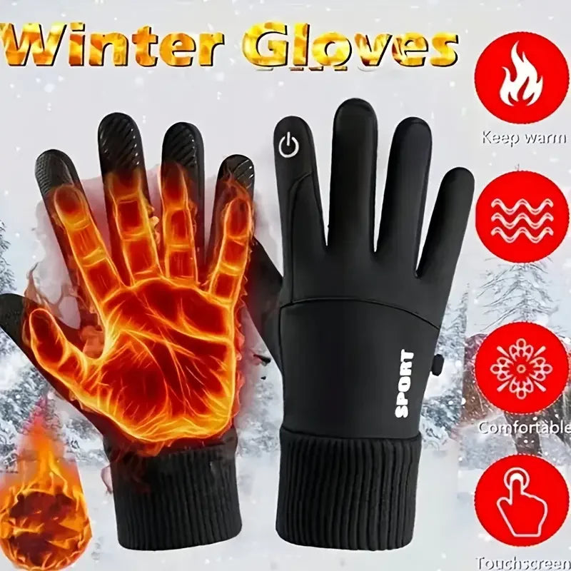 Cozy Heated Winter Touchscreen Gloves