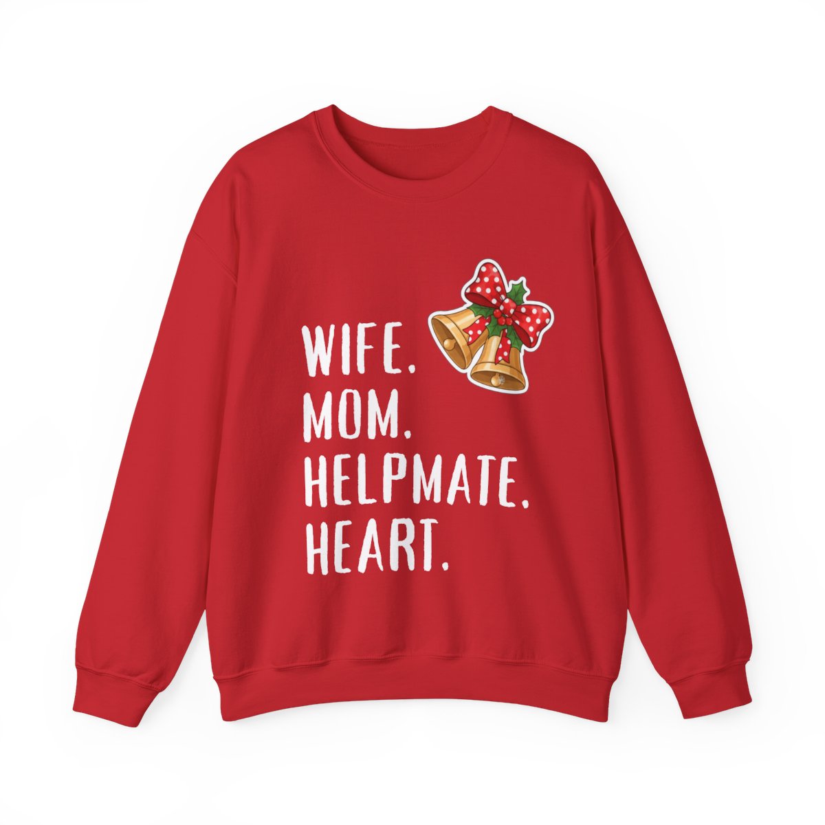 Holiday Heart Sweatshirt – Cozy Christmas Gift for Moms with Love